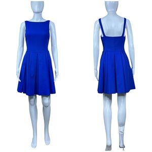 Polo Ralph Lauren Pleated Fit & Flare Sleeveless Dress Sz 0 Textured QuietLuxury